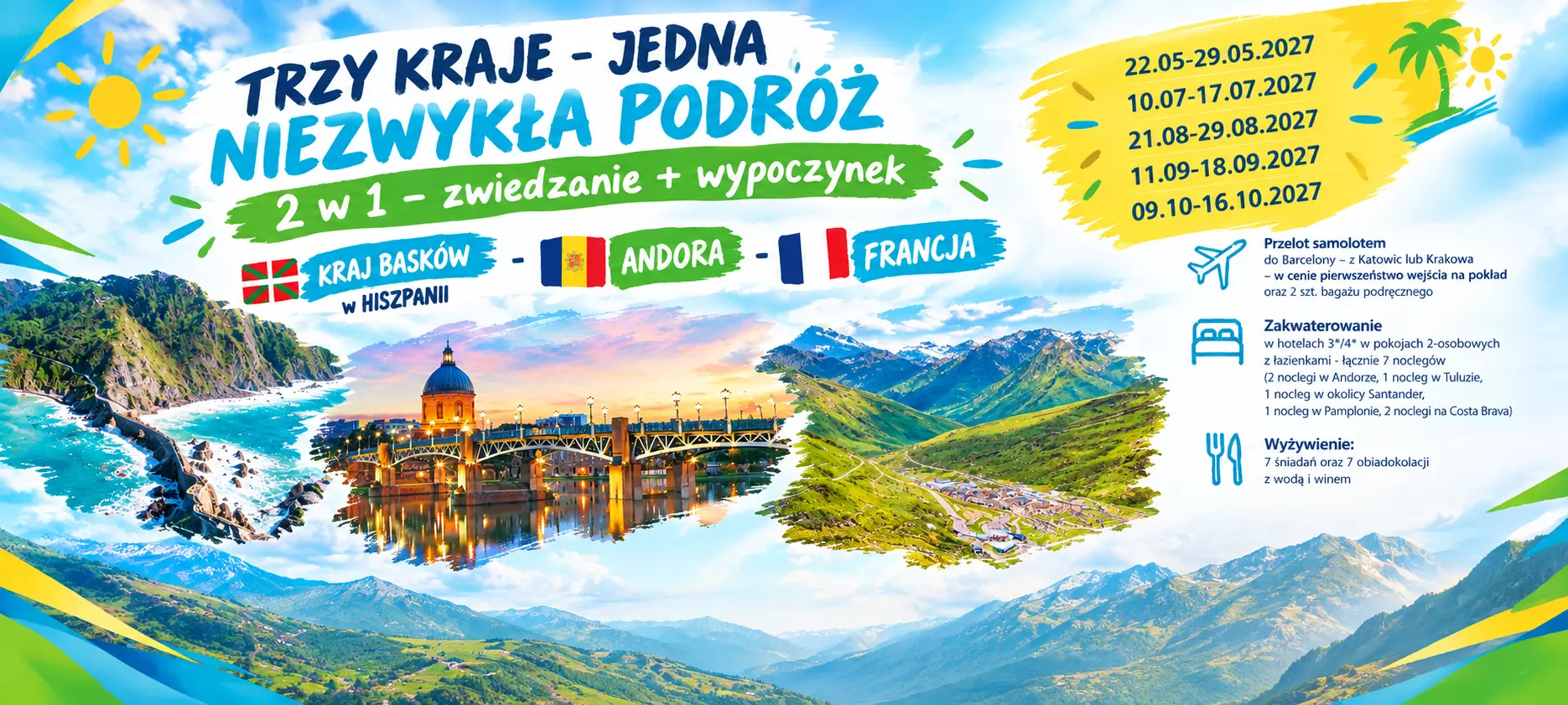 Trzy kraje - jedna niezwykła podróż